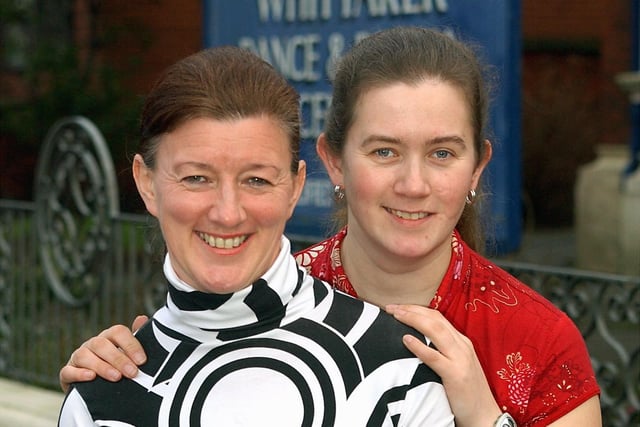 Sheila Ganley (left ) and Jacqui Ganley, 2004