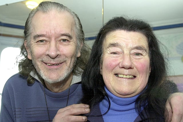 Jack Ganley and Beryl Whittaker of Whittaker's School of Dance and Drama, pictured in 2002