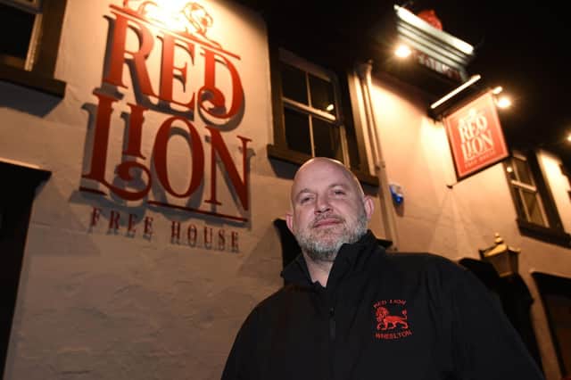 Richard Roberts, landlord of The Red Lion in Wheelton, which has been named Pub of the Year by Camra Central Lancs