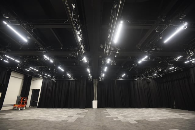 The vast conference space.