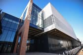 Construction work on Blackpool's impressive new conference centre has been completed.