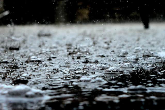 Heavy rain is expected for much of the day on Sunday in Preston.