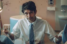 Ben Whishaw stars as a blood-spattered doctor in This Is Going to Hurt, a new comedy-drama on BBC1