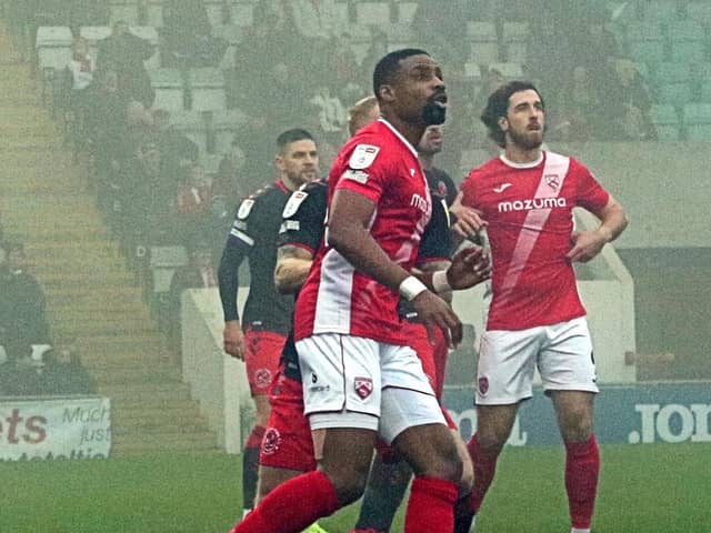 Jon Obika and Cole Stockton are two of Morecambe's attacking options