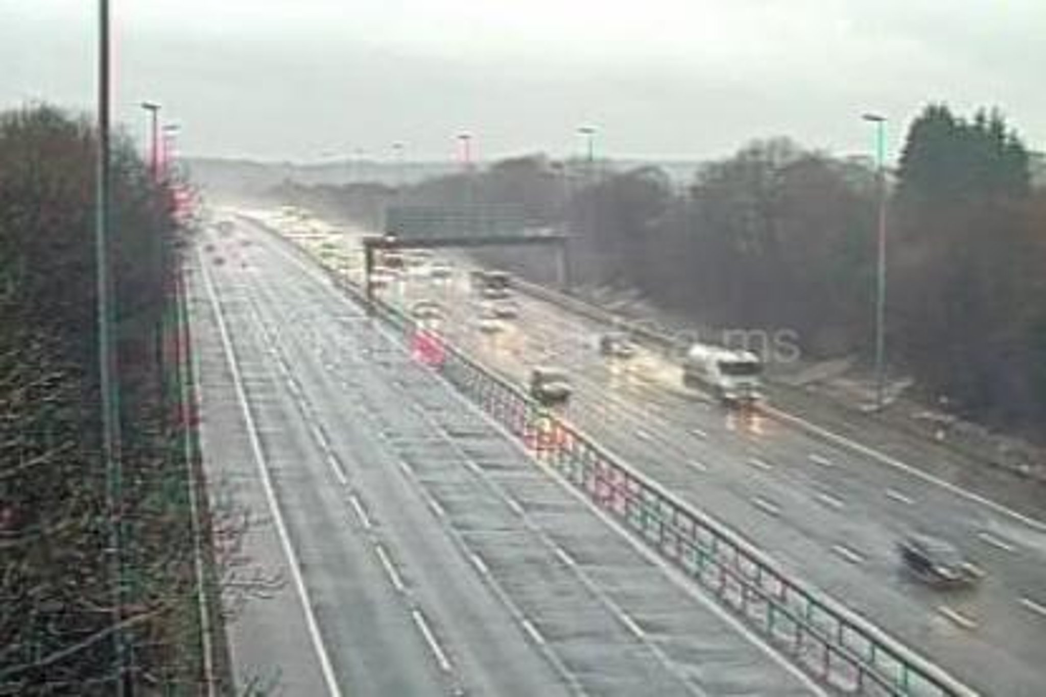 Heavy traffic and lane closure on M6 in Preston after rush hour crash this morning