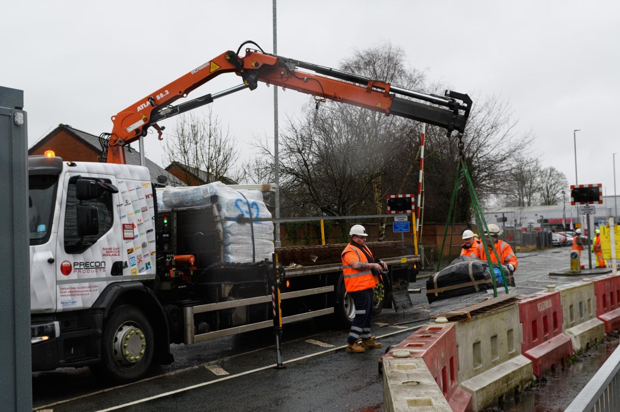 These were the scenes as latest Preston roadworks began on Strand Road