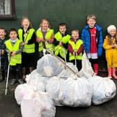 On Saturday, pupils from Brindle Gregson Lane Primary School held a sponsored litter pick.