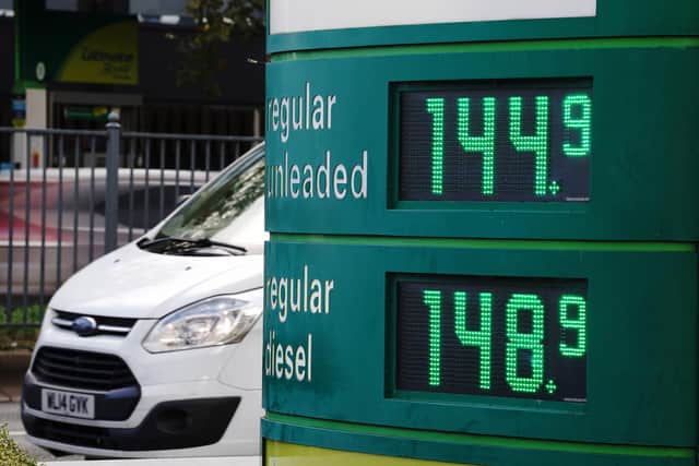Going up - petrol and diesel prices are soaring (Photo: PA)