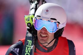 Dave Ryding of Team Great Britain walks out of the finish area following his run during the Men's Slalom Run 2 on day 12 of the Beijing 2022 Winter Olympic Games (photo: Getty Images)