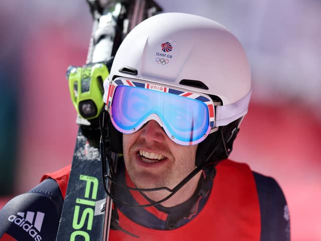 Dave Ryding of Team Great Britain walks out of the finish area following his run during the Men's Slalom Run 2 on day 12 of the Beijing 2022 Winter Olympic Games (photo: Getty Images)