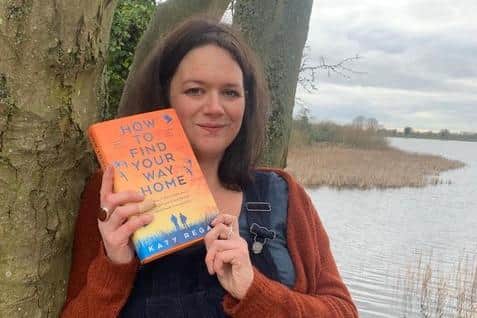 Author Katy Regan with her sixth novel 'How to Find Your Way Home.'