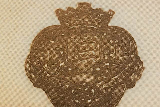 Believed to be a Lancashire VTC cap badge.
