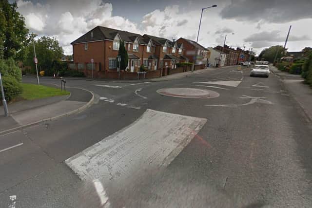 Locals are concerned that this roundabout at the junction of Spendmore Lane and Grange Drive, the road from which the new estate is to be accessed, will be unable to cope with a significant increase in the volume of traffic (image: Google)