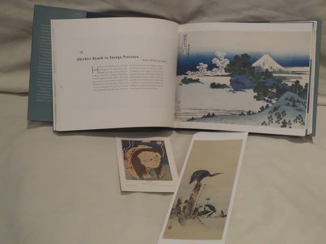 Hokusai art books start at around ten pounds