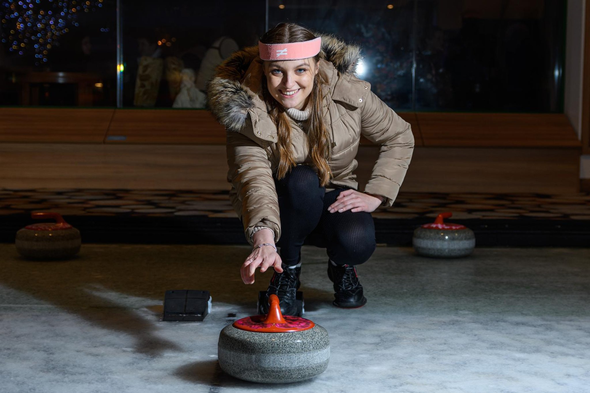 We tried out curling at Barton Grange's 'Flower Bowl' as Team GB go for gold at the Winter Olympics