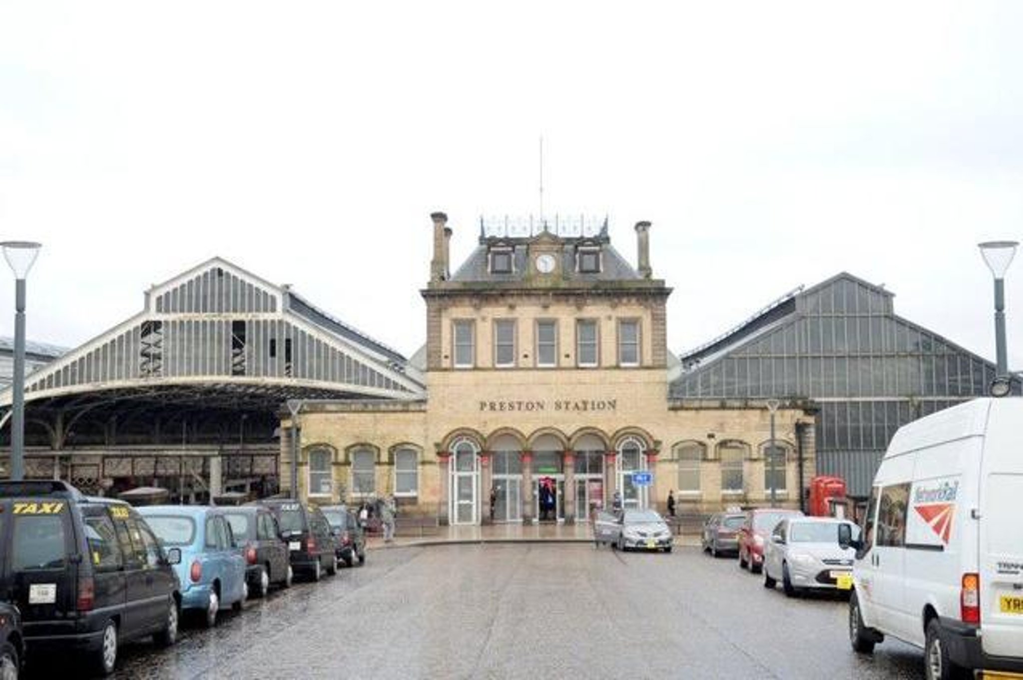 Preston railway station evacuated and all trains cancelled after Storm Eunice damages roof