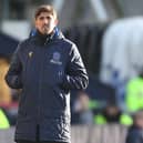 Veljko Paunovic during Reading's 3-2 win over PNE, after which he was sacked.