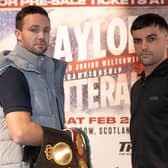Jack Catterall, right, will face world super lightweight champion Josh Taylor (photo: BOXXER / Lawrence Lustig)