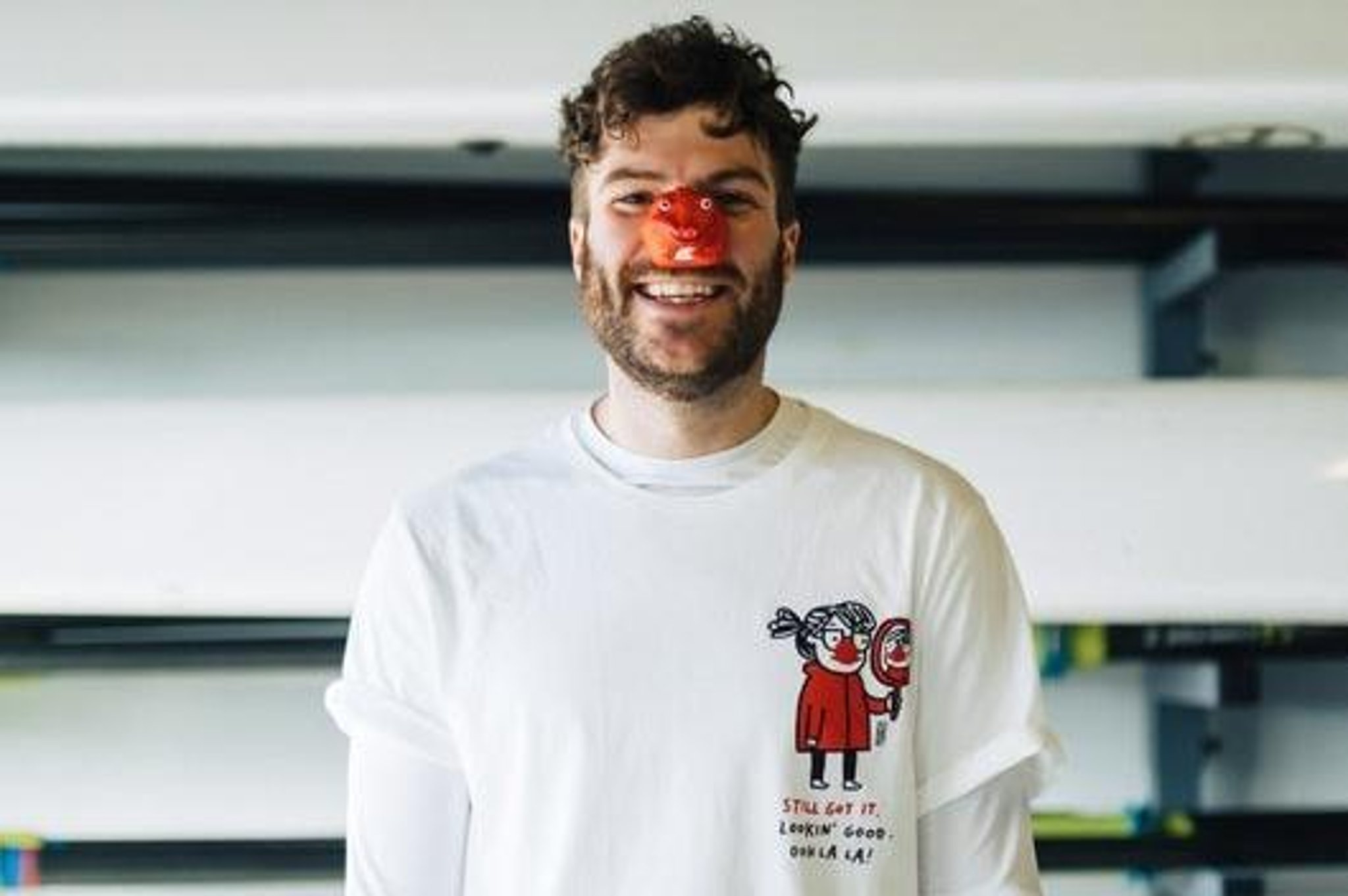 Burnley's reality TV star and Radio One DJ Jordan North ready to set sail in 'oarsome' endurance challenge for Red Nose Day