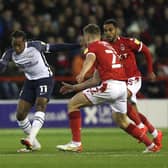 Preston North End midfielder Daniel Johnson in action against Nottingham Forest in November 2021