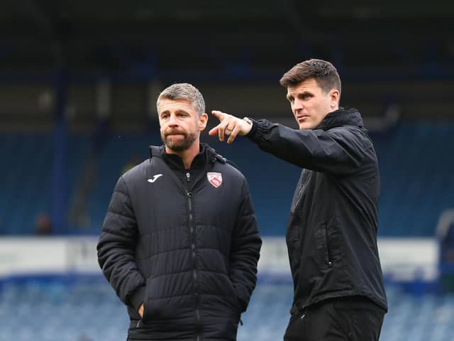 Stephen Robinson and Diarmuid O'Carroll left Morecambe yesterday Picture: Jack Taylor