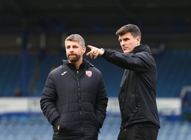 Stephen Robinson and Diarmuid O'Carroll left Morecambe yesterday Picture: Jack Taylor