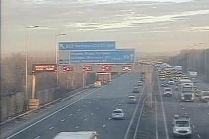 Drivers face long queues on the M6 this morning (Wednesday) after overnight roadworks on the Thelwall Viaduct near Warrington overran by three hours