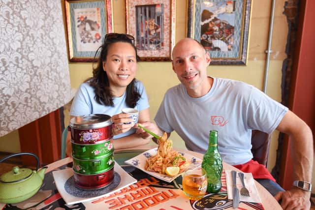 Pauline Lai-Thomas and husband Gareth have secured two accolades in the Open Table top 100 for the Mandarin and the Wok Inn in Blackpool