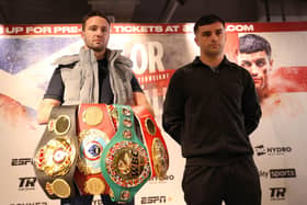 Jack Catterall, right, with Josh Taylor (photo: Getty Images)