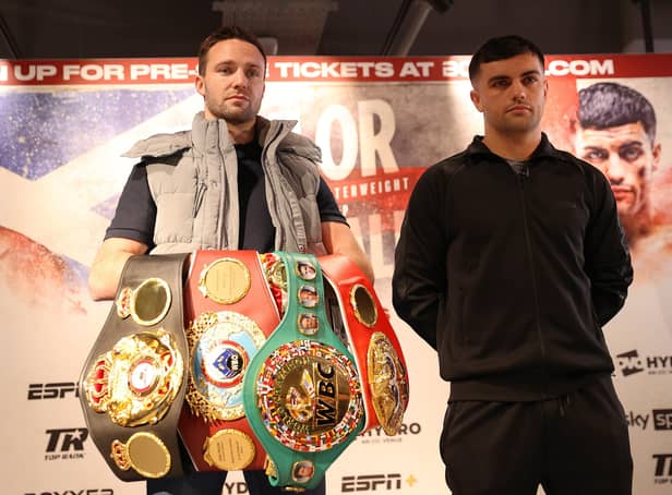 Jack Catterall, right, with Josh Taylor (photo: Getty Images)