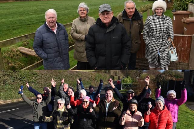 Residents of Eccleston (top) have lost their fight against an 80-home development off Tincklers Lane, but people living in Whittle are celebrating after an application for 250 homes off Town Lane was rejected