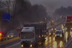 All lanes are now open after the accident on the southbound carriageway, but the earlier closure has caused congestion between J24 (Ashton-in-Makerfield) and J23 (Haydock)