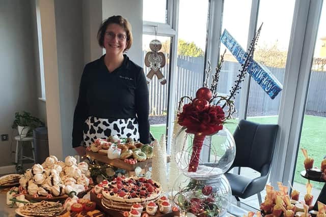 Annie Lupton pictured at an event she catered for