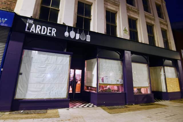 The Larder's birthday milestone comes a month after they had all their windows smashed in, the 3rd incident in recent months.