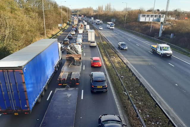 Emergency motorway repairs are causing delays on the M6 and M61 - as well as congestion in Penwortham, Walton Le Dale and Preston this morning (Tuesday, March 1)