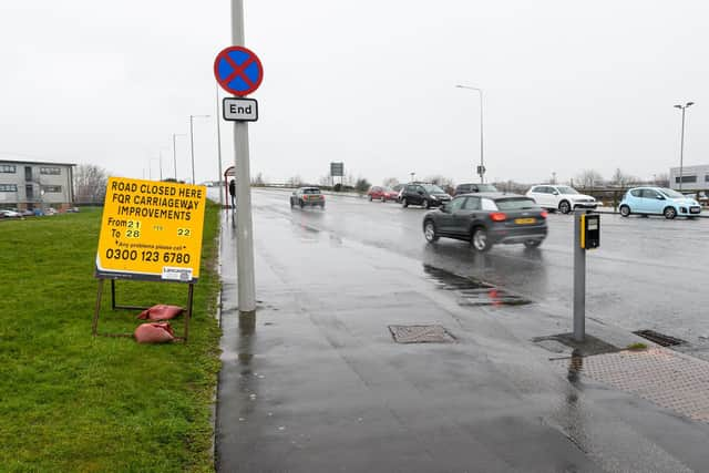 When Central Avenue in Buckshaw Village was closed for pothole repairs, drivers was diverted...