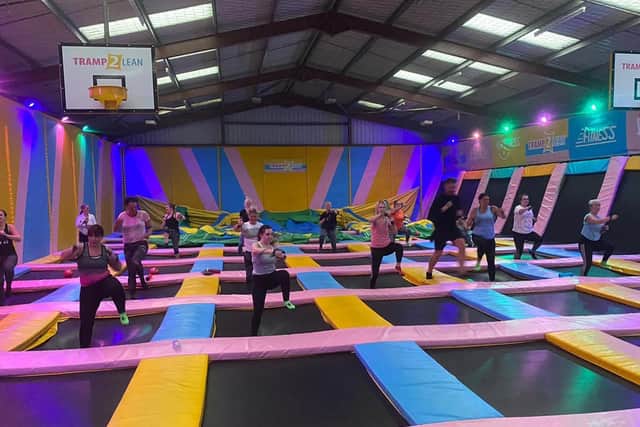 The sudden closure has surprised parents whose children enjoyed visiting the 'bounce and play' centre, as well as those who took part in its adult 'Tramp2lean' fitness classes. Pic: Tramp2lean