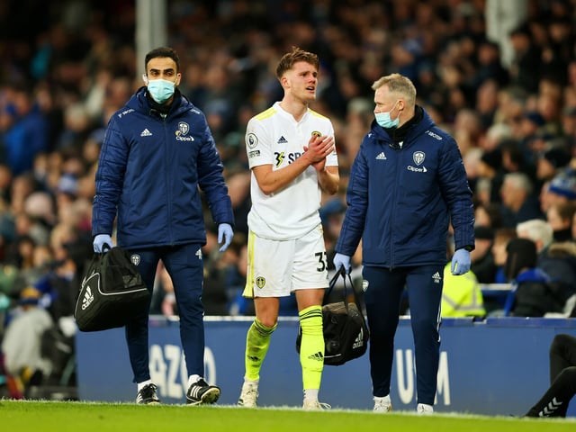 Hjelde looked to be in a lot of pain when he came off for a knee issue at the end of Leeds' defeat to Everton. Bielsa said his return date was dependent on the outcome of a three-week recovery period, which elapses next week. After then, they'll decide if he needs surgery, but he definitely won't be available for the Foxes clash.