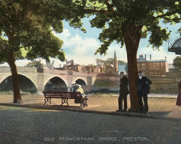 Broadgate near Penwortham Bridge where the girl was waliking