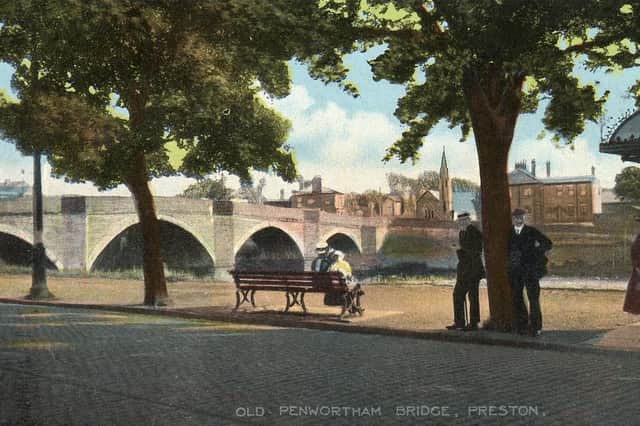 Broadgate near Penwortham Bridge where the girl was waliking