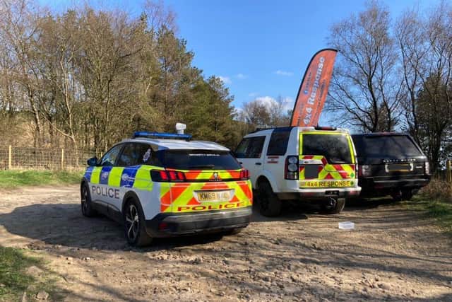 Volunteers from the North West 4X4 Response charity helped provide logistical support to police and fire crews over the Easter weekend at Rivington Pike
