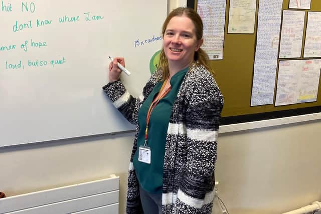 Former solicitor Christina Grainger, 41, is currently retraining as a teacher.