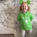 A smiling Quinn Stansfield is ready for her 30 mile challenge charity walk