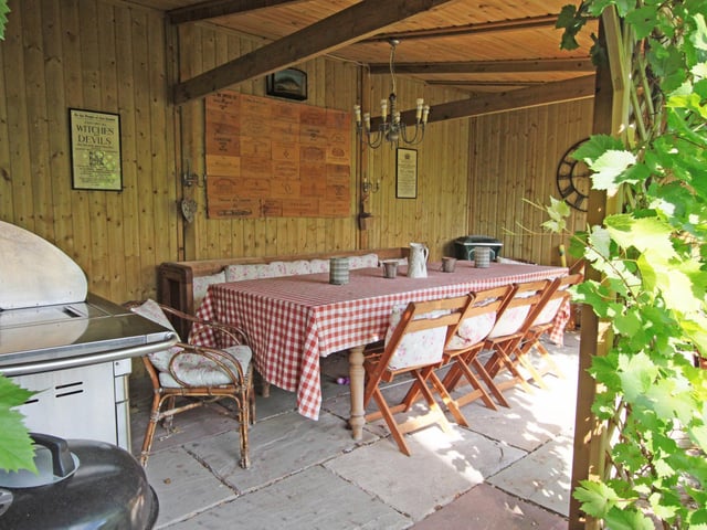 Outdoor dining is the closest we can get to the pub at the moment