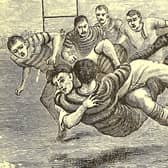 There was plenty of rough and tumble in the early days of rugby