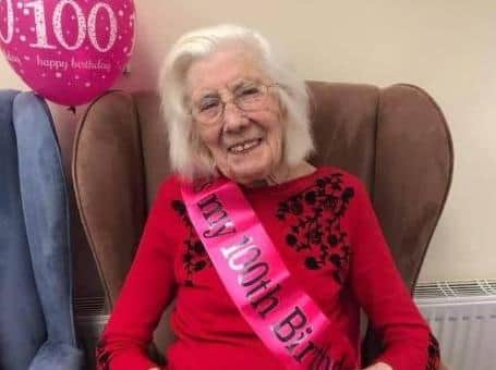 Rosena Garner was able to enjoy her birthday celebrations at Brookside Care Home in Bamber Bridge on April 4