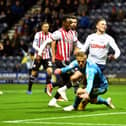 Alan Browne gives Preston North End the lead against Brentford in October 2018