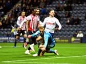 Alan Browne gives Preston North End the lead against Brentford in October 2018