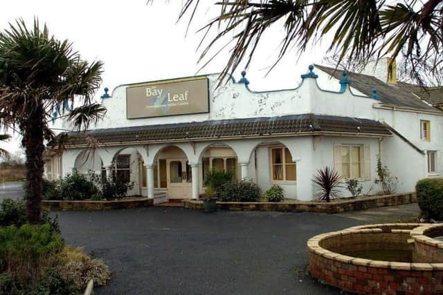 The derelict former Bay Leaf restaurant