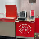 Temporary pop up post office in Chorley which helped fill the gap